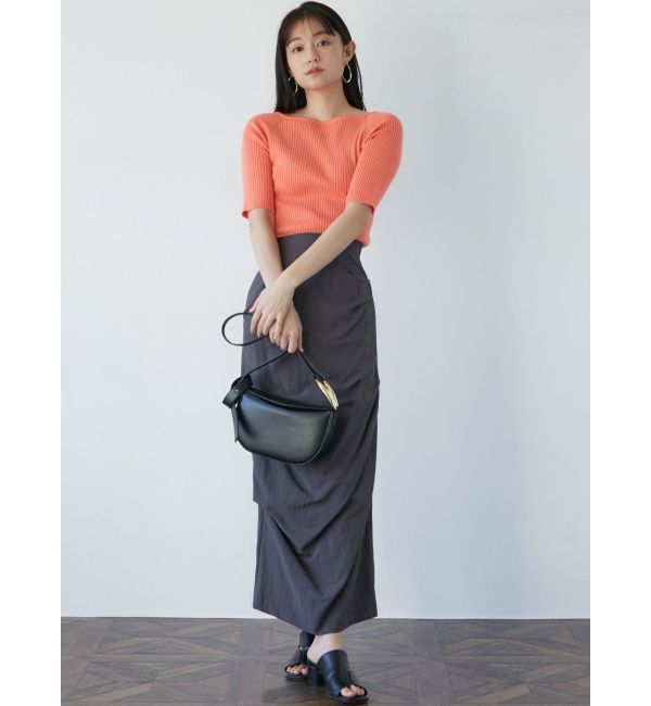 LAGUNAMOON「タックドレープタイトスカート」|スカート|