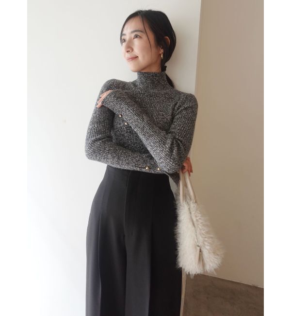 LAGUNAMOON「【WEB限定】メランジタートルニット」|ニット・セーター|