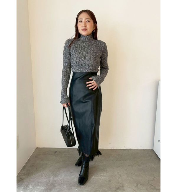 LAGUNAMOON「【WEB限定】メランジタートルニット」|ニット・セーター|