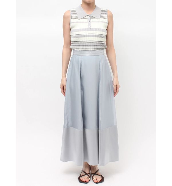 LAGUNAMOON「コントラストサーキュラースカート」|スカート|