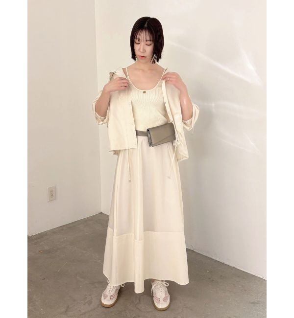 LAGUNAMOON「コントラストサーキュラースカート」|スカート|
