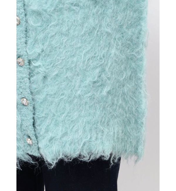 EVRIS「ビジューシャギーニットカーディガン」|カーディガン|