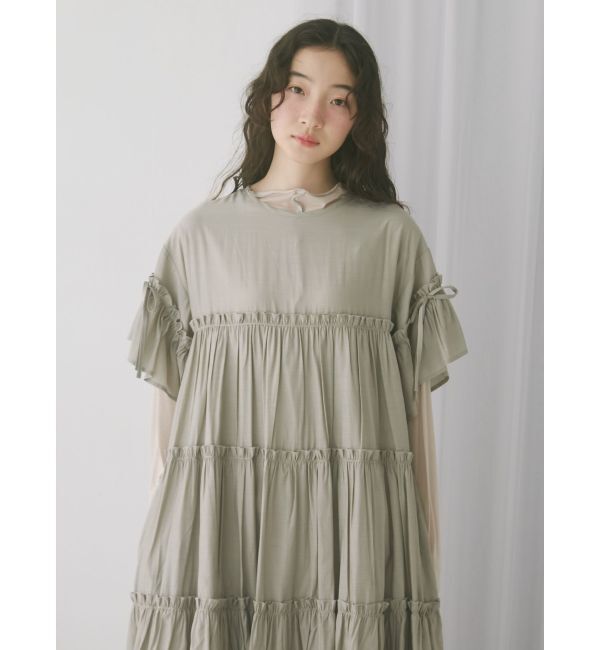 merry jenny「ティアードティアードスリーブワンピース」|ワンピース|