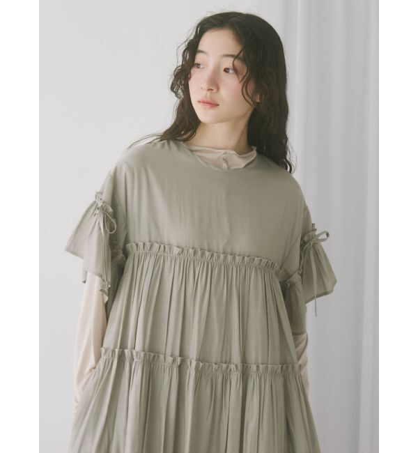 merry jenny「ティアードティアードスリーブワンピース」|ワンピース|