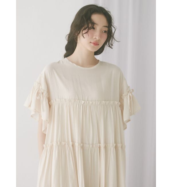 merry jenny「ティアードティアードスリーブワンピース」|ワンピース|