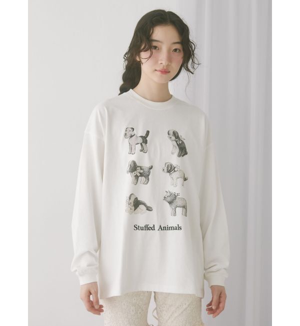 merry jenny「stuffed animalロンT」|Tシャツ・カットソー|