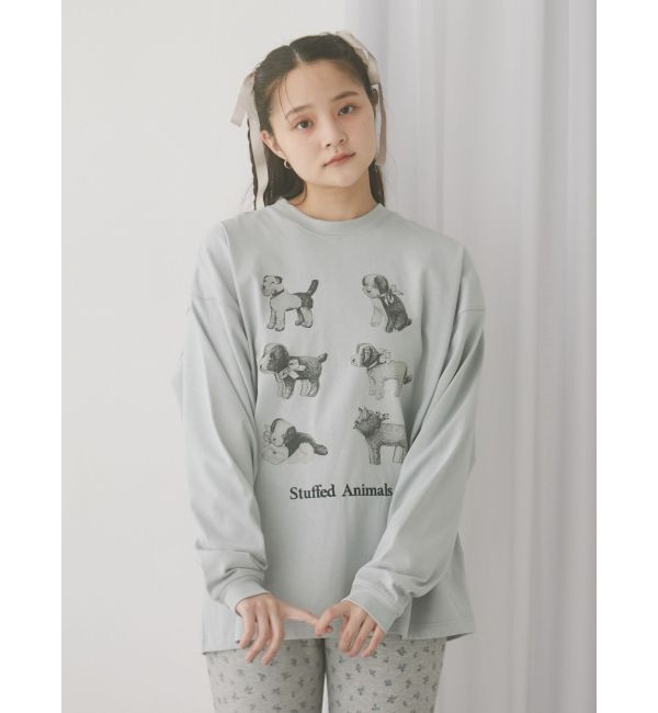 merry jenny「stuffed animalロンT」|Tシャツ・カットソー|