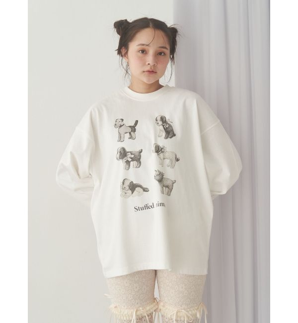 merry jenny「stuffed animalロンT」|Tシャツ・カットソー|
