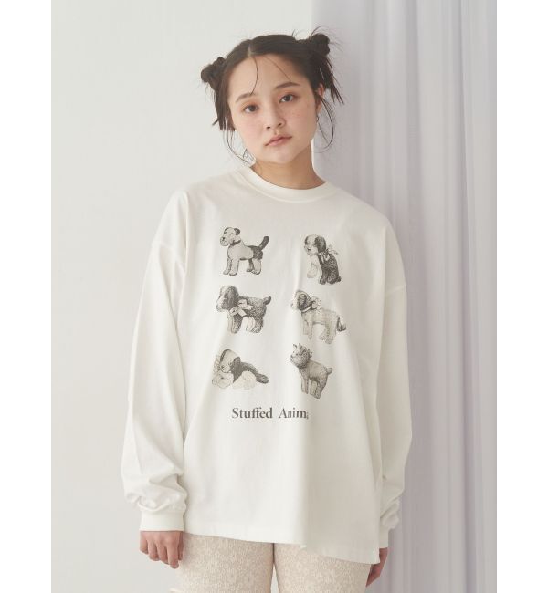 merry jenny「stuffed animalロンT」|Tシャツ・カットソー|