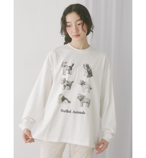 merry jenny「stuffed animalロンT」|Tシャツ・カットソー|