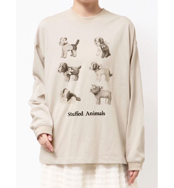 merry jenny「stuffed animalロンT」|Tシャツ・カットソー|