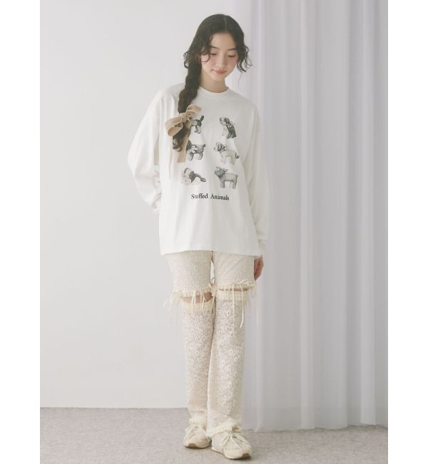 merry jenny「stuffed animalロンT」|Tシャツ・カットソー|