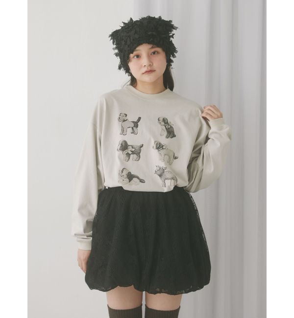 merry jenny「stuffed animalロンT」|Tシャツ・カットソー|