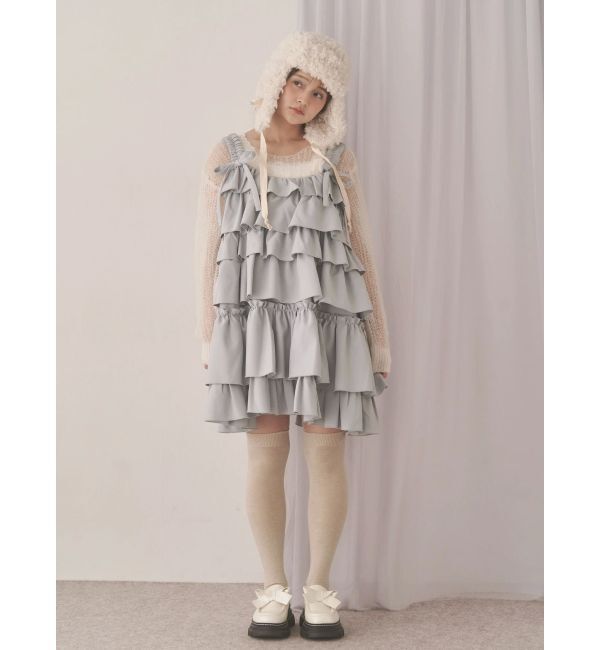 merry jenny「ホイップクリームミニワンピース」|ワンピース|