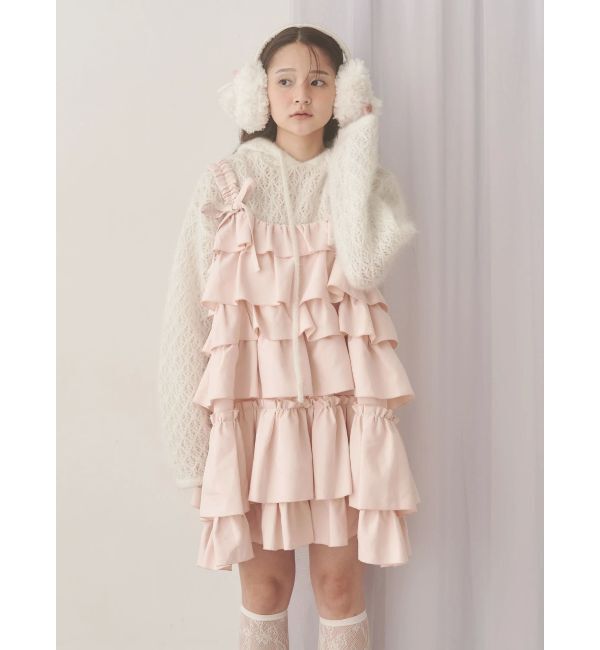 merry jenny「ホイップクリームミニワンピース」|ワンピース|