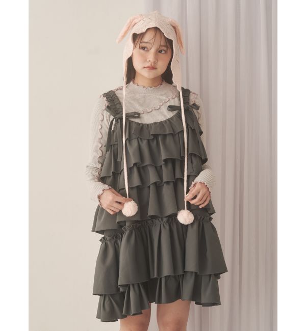 merry jenny「ホイップクリームミニワンピース」|ワンピース|