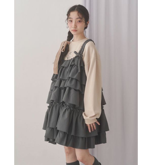 merry jenny「ホイップクリームミニワンピース」|ワンピース|