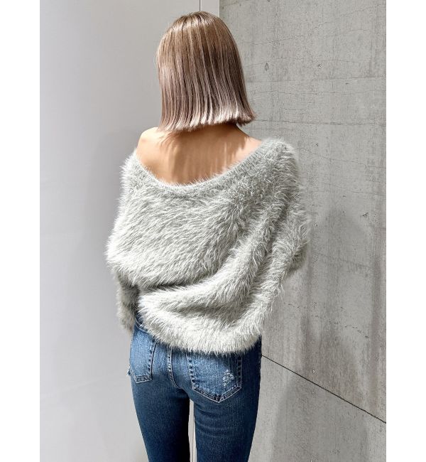 GYDA「シャギーショートLOOSEニットトップス」|ニット・セーター|