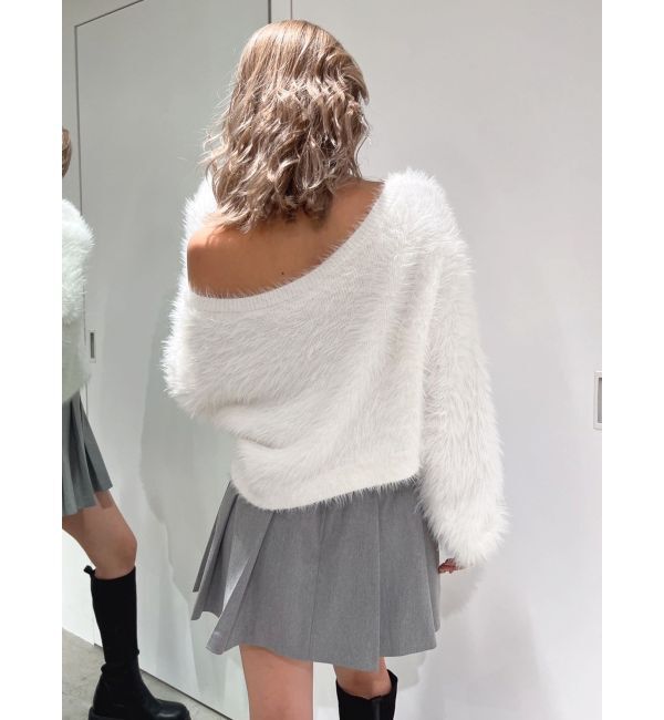 GYDA「シャギーショートLOOSEニットトップス」|ニット・セーター|