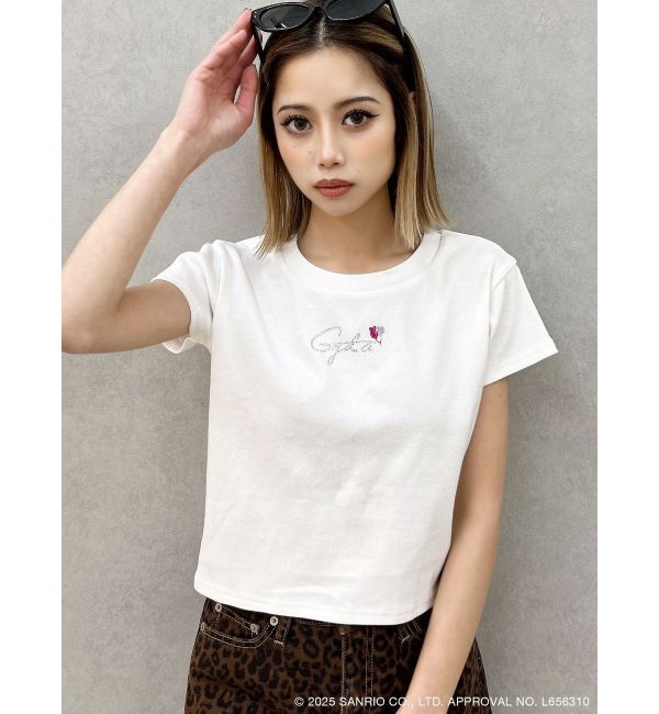 GYDA「【メロクロコラボ】メロクロ&times;Gyda bijou Tシャツ」|Tシャツ・カットソー|オフホワイト