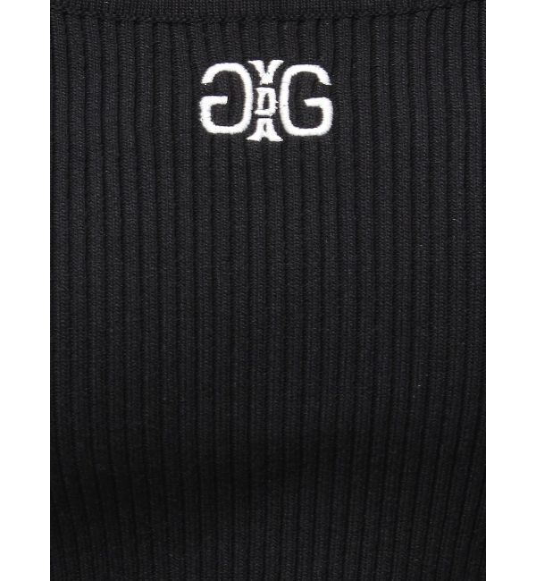 GYDA「SymmetryGYDA オフショルストラップハーフスリーブニットトップス」|ニット・セーター|