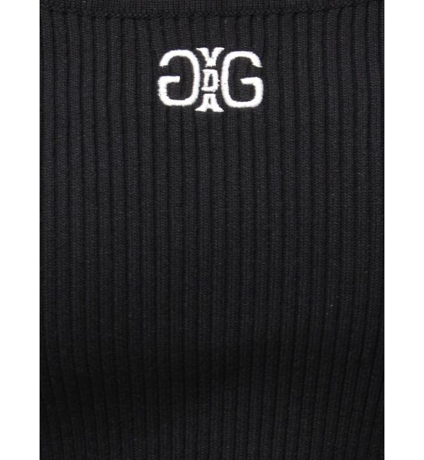 GYDA「SymmetryGYDA オフショルストラップハーフスリーブニットトップス」|ニット・セーター|