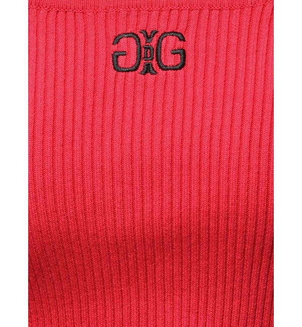 GYDA「SymmetryGYDA オフショルストラップハーフスリーブニットトップス」|ニット・セーター|