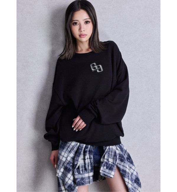 GYDA「processing checkered print looseシャツ」|シャツ・ブラウス|