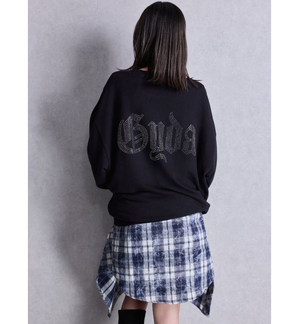 GYDA「processing checkered print looseシャツ」|シャツ・ブラウス|