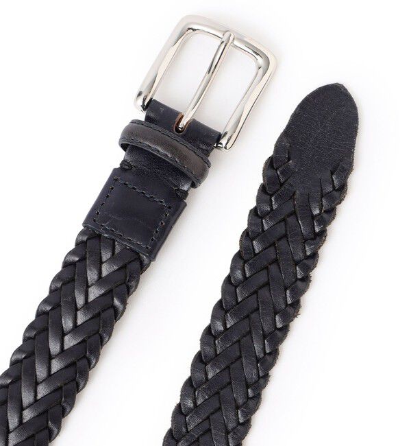 MACKINTOSH PHILOSOPHY「【25年春夏モデル】オイルレザーメッシュ カジュアルベルト」|ベルト|