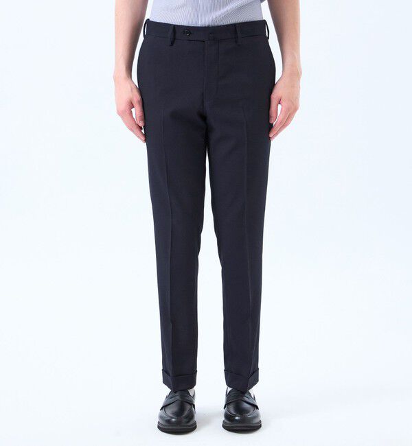 MACKINTOSH PHILOSOPHY「トロッター ウルトラライトトラウザーズ ナローサッカーストライプ」|スラックス|