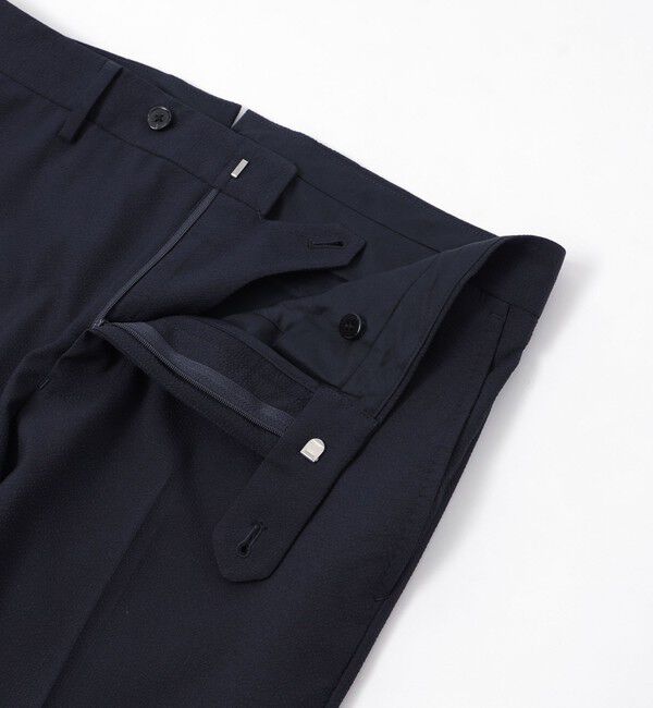 MACKINTOSH PHILOSOPHY「トロッター ウルトラライトトラウザーズ ナローサッカーストライプ」|スラックス|