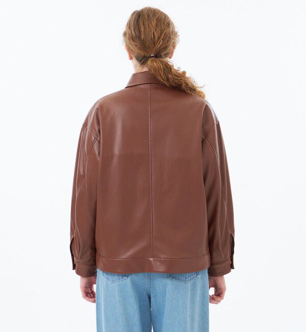 MACKINTOSH PHILOSOPHY「【WEB&一部店舗限定】Faux Leatherブルゾン」|ブルゾン・スタジャン|