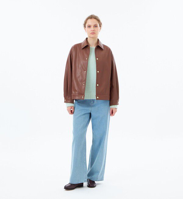 MACKINTOSH PHILOSOPHY「【WEB&一部店舗限定】Faux Leatherブルゾン」|ブルゾン・スタジャン|