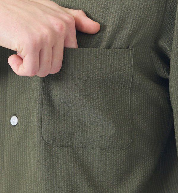 MACKINTOSH PHILOSOPHY「【予約販売】【WEB&一部店舗限定】トロッター スクエアボタンダウン長袖シャツ  サッカーストライプ」|シャツ・ブラウス|