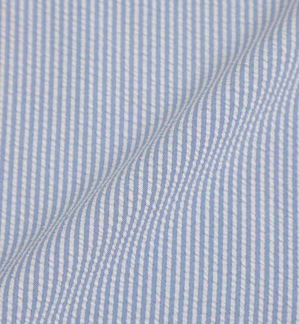 MACKINTOSH PHILOSOPHY「【予約販売】【WEB&一部店舗限定】トロッター スクエアボタンダウン長袖シャツ  サッカーストライプ」|シャツ・ブラウス|