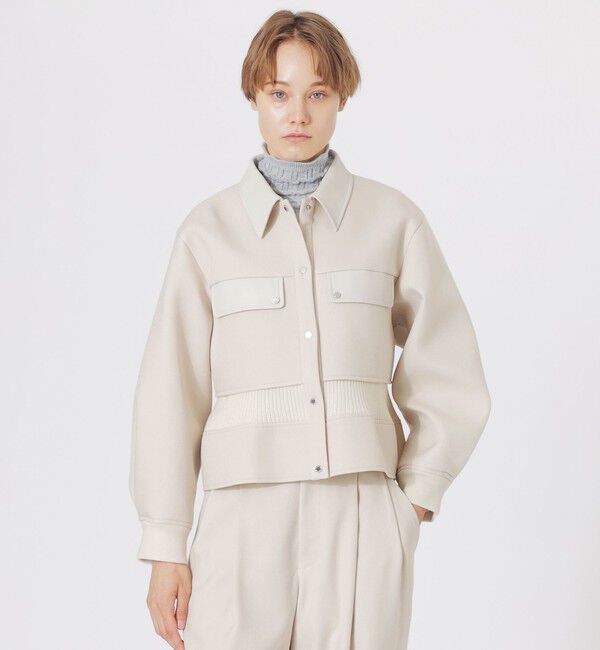  「【追加生産】ボンディングブルゾン」|ブルゾン・スタジャン|ホワイト