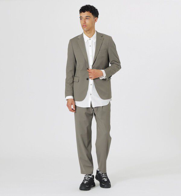  「ウールミックスツイルジャケット」|テーラードジャケット|