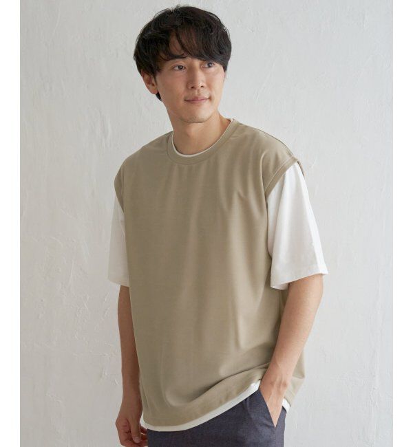 ikka「ソッカンＣＯＯＬフェイクベストＴ」|Tシャツ・カットソー|