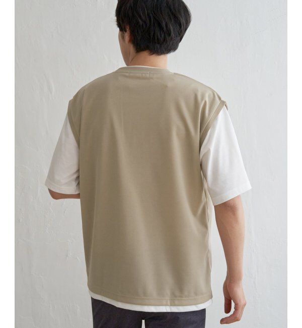 ikka「ソッカンＣＯＯＬフェイクベストＴ」|Tシャツ・カットソー|