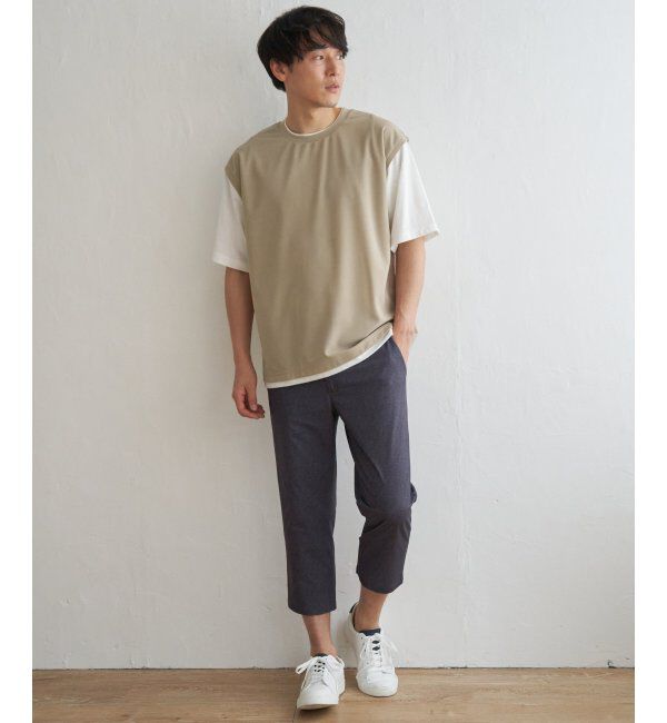 ikka「ソッカンＣＯＯＬフェイクベストＴ」|Tシャツ・カットソー|