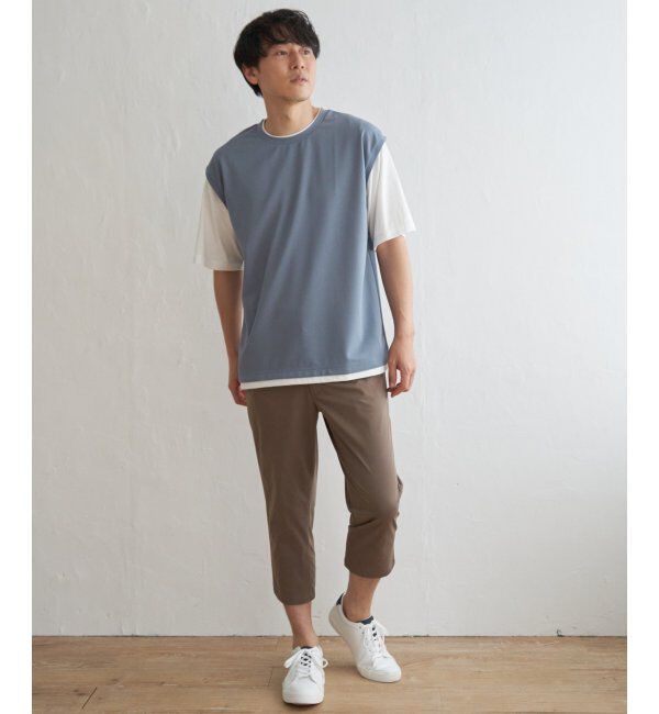 ikka「ソッカンＣＯＯＬフェイクベストＴ」|Tシャツ・カットソー|