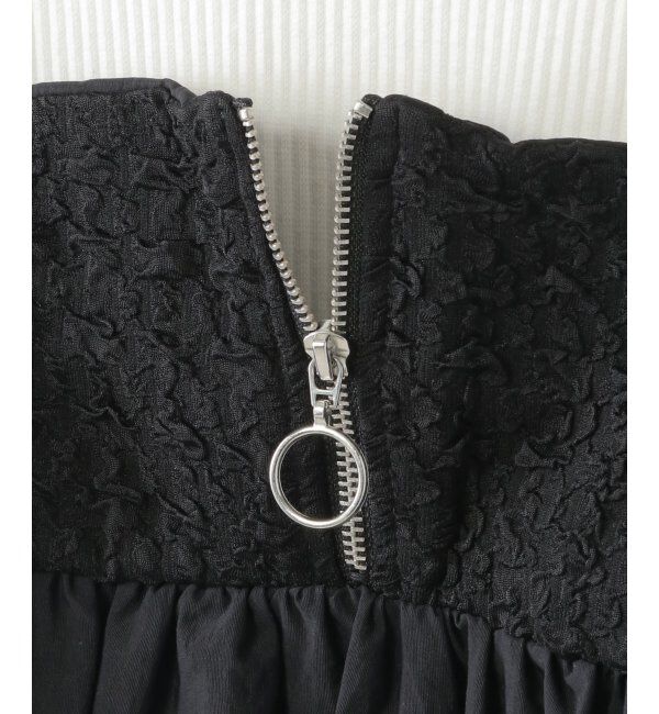 ikka kids「フクレジャカード切り替えジップ使いワンピース（120~160cm）」|スカート|