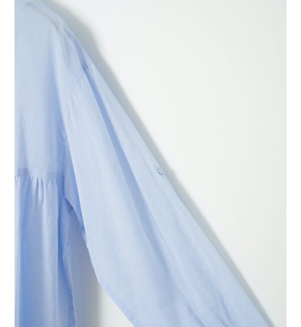 Lbc with Life「コットンボイルギャザーブラウス」|シャツ・ブラウス|