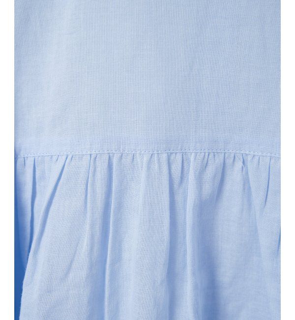 Lbc with Life「コットンボイルギャザーブラウス」|シャツ・ブラウス|