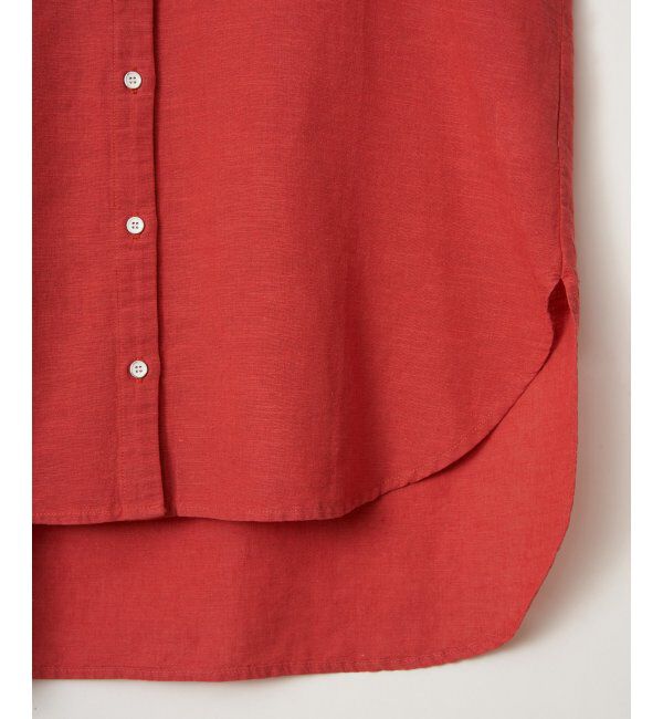 Lbc with Life「リネンコットン5分袖シャツ」|シャツ・ブラウス|