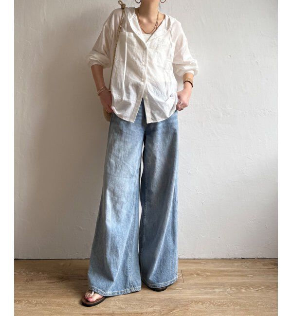 Lbc with Life「ラティスボイルフードシャツ」|シャツ・ブラウス|