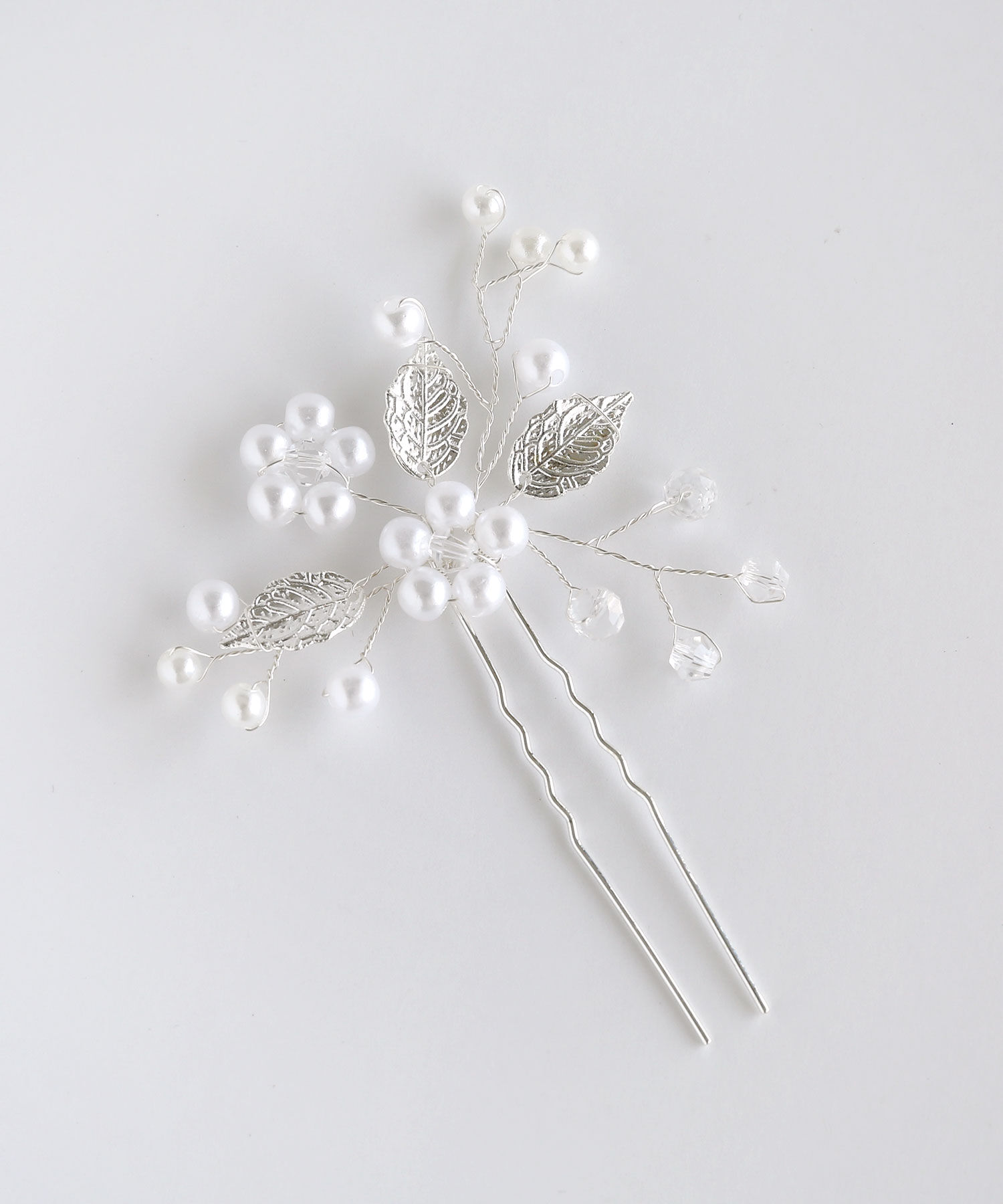 colleca la「パール&times;ボタニカルデザインのU字コーム/かんざし」|その他|