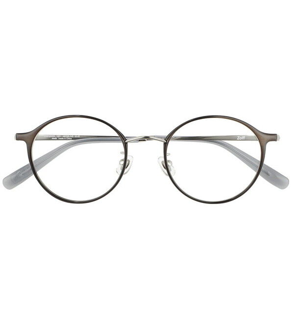  「ボストン型 メガネ｜ メタルフレーム 度なし・度付き(レンズ交換券付き) Zoff CLASSIC」|メガネ|