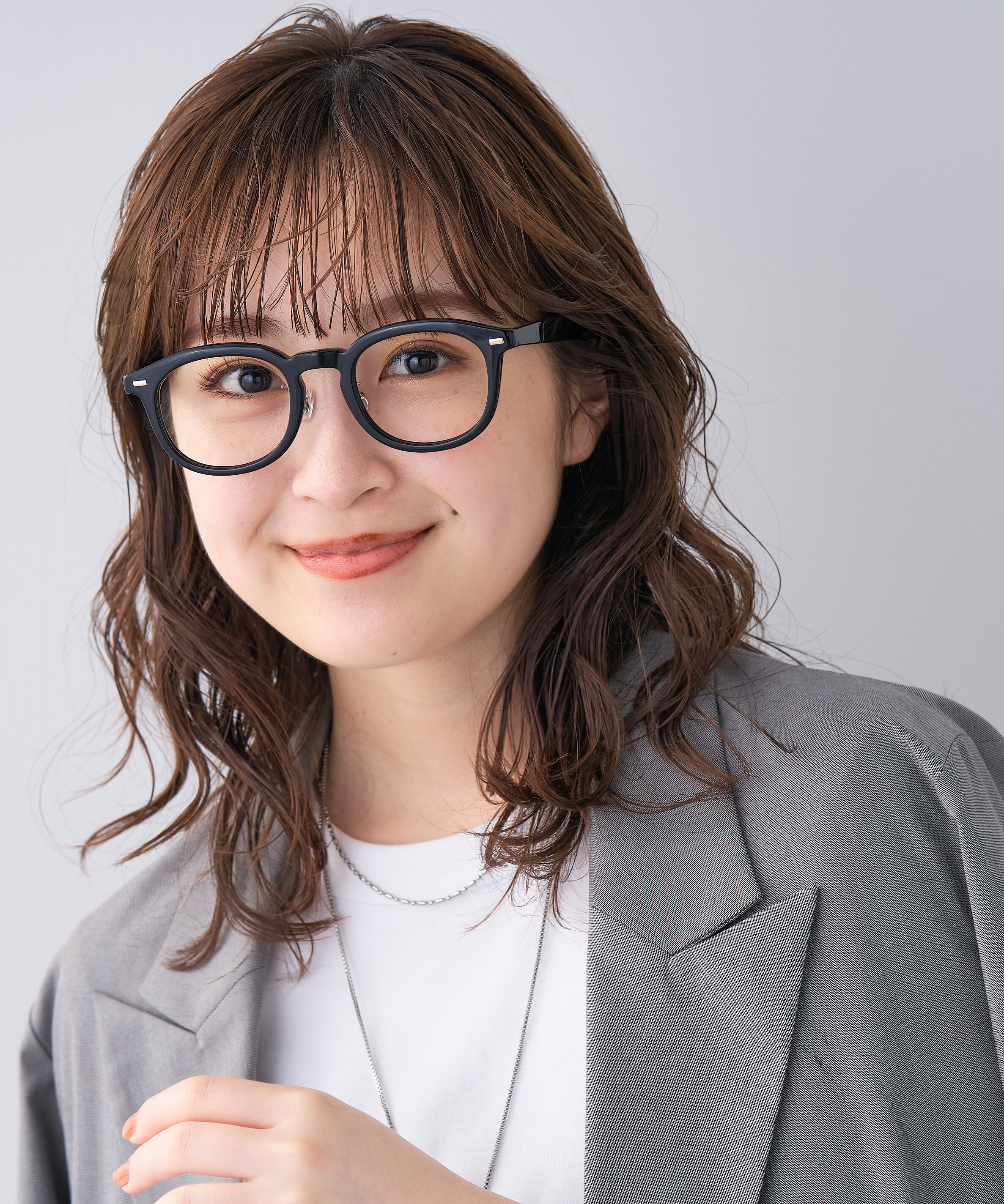  「ウェリントン型 メガネ 太縁 黒縁フレーム Zoff CLASSIC レンズ交換券付き」|メガネ|